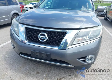 2015 Nissan Pathfinder Platinum from USA, damaged, VIN 5N1AR2MM3FC690266